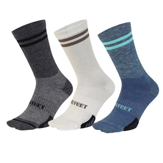 Cyclismo Wool Blend 6in Double Stripe Socks